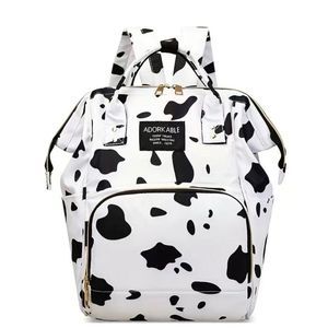 Cow print $  Zipper Closer Shoulder Bag